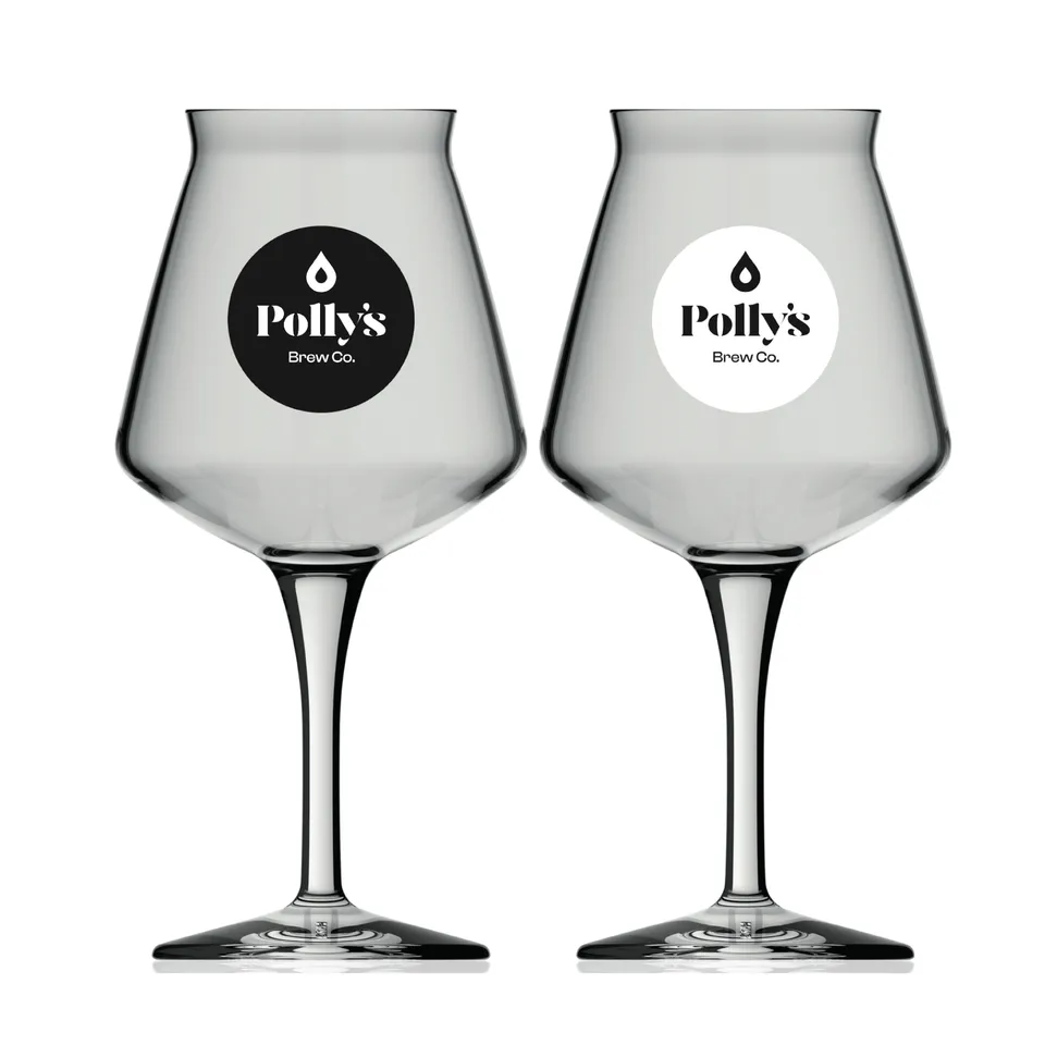 Polly's Brew Co. Teku 2/3 pinta bicchiere birra