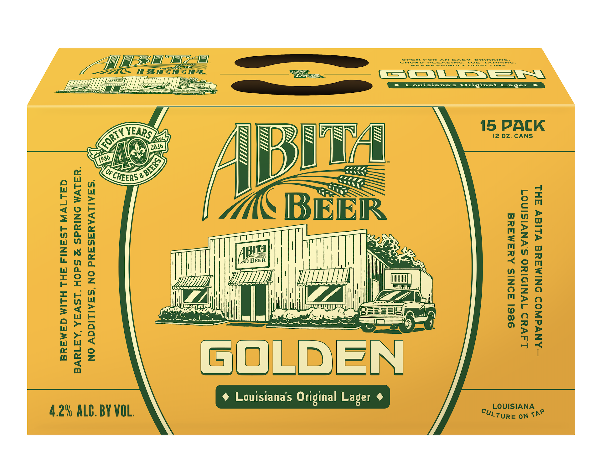 Abita Golden Lager birra bionda 15 lattine fresca