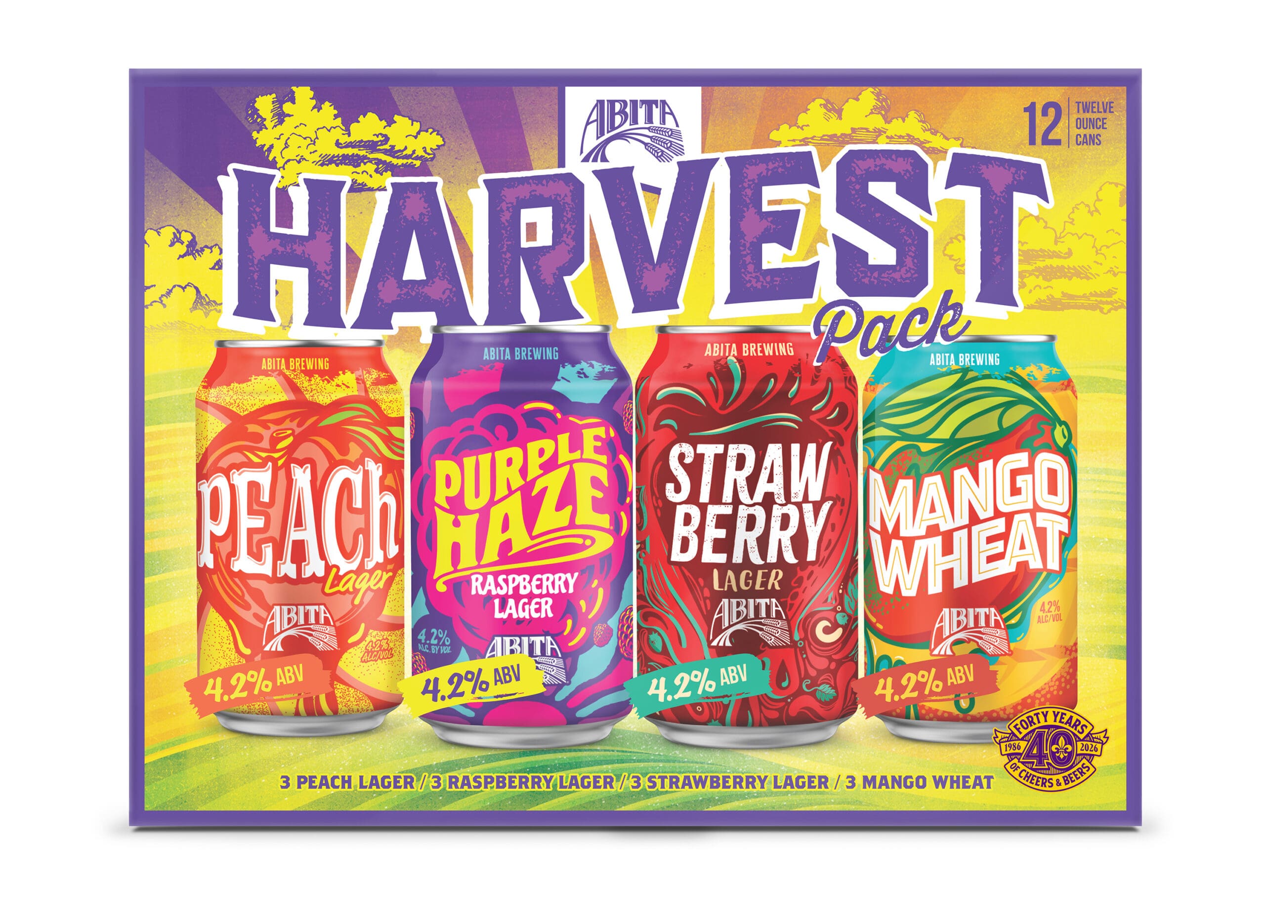 Abita Harvest birra variety pack 12 lattine