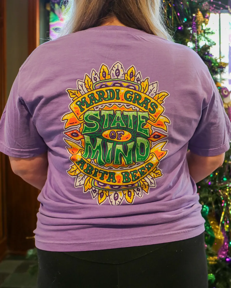 Abita Mardi Gras State of Mind maglietta