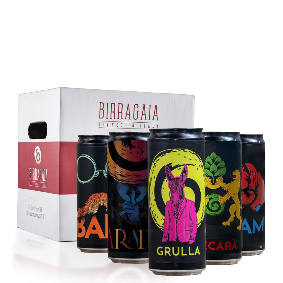 Birra Gaia Box Degustazione birra artigianale lattina 33 cl 12 pezzi