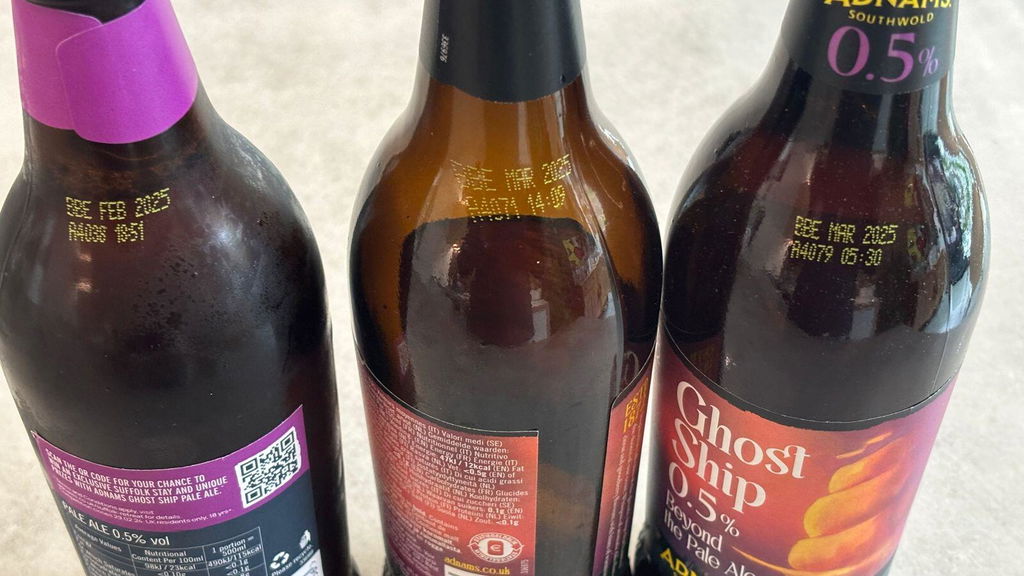 Adnams Ghost Ship birra analcolica 0,5% 500 ml agrumi