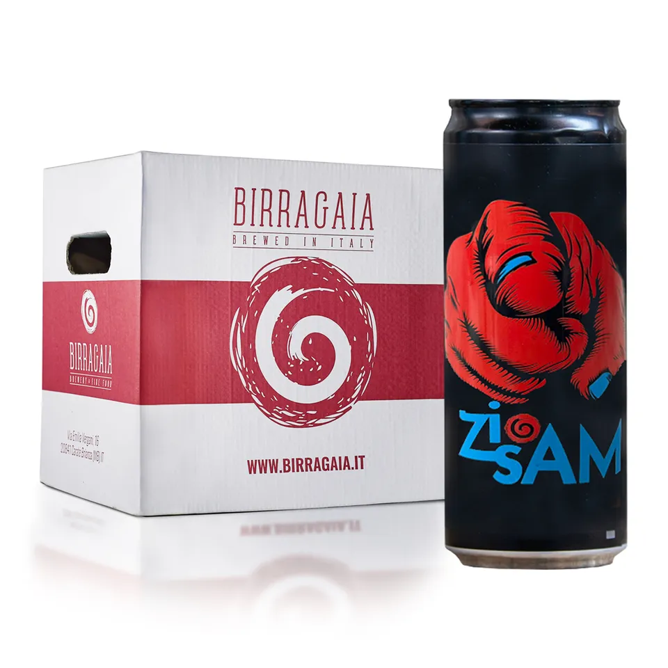 Birra Gaia Zio Sam birra lattina 33cl confezione da 12