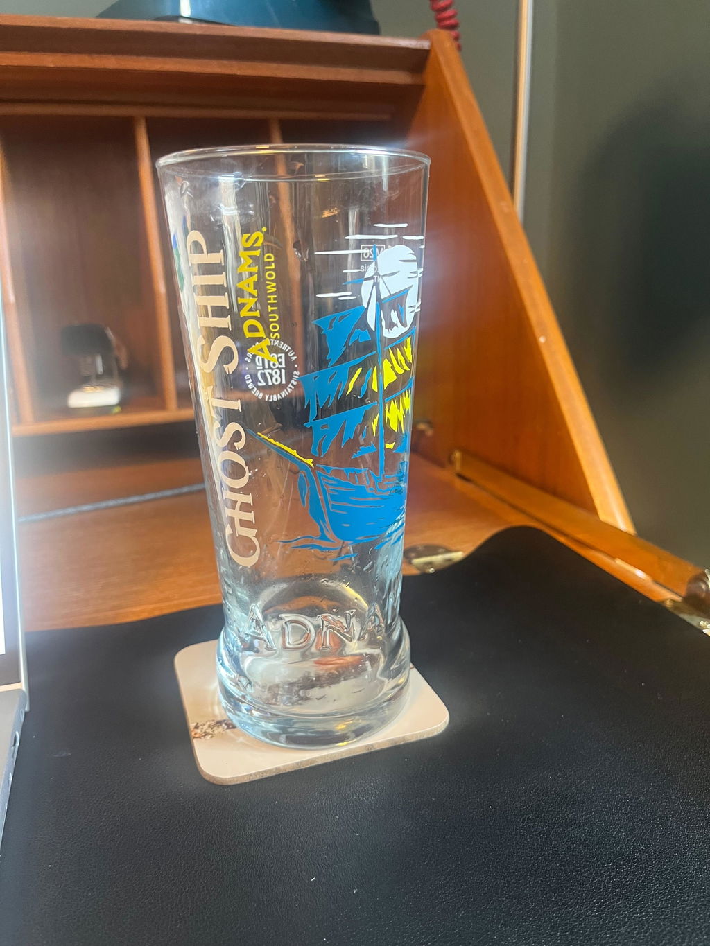 Adnams Ghost Ship bicchiere pinta box 6 pezzi inciso