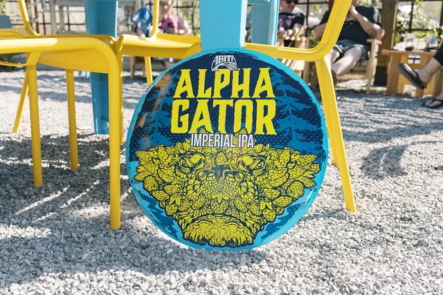 Abita Alphagator Insegna in Latta da Parete