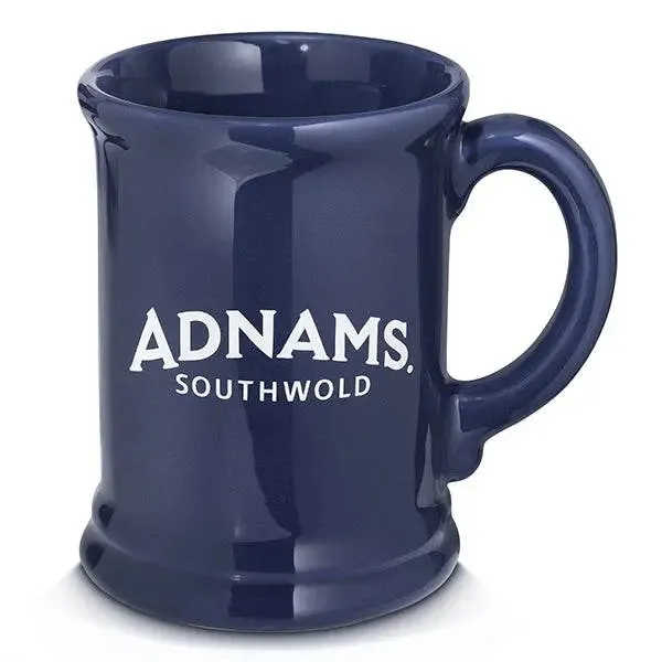 Adnams Navy boccale birra blu pinta logo bianco