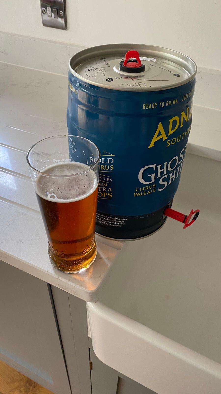 Adnams Ghost Ship pale ale fusto 5 litri agrumi
