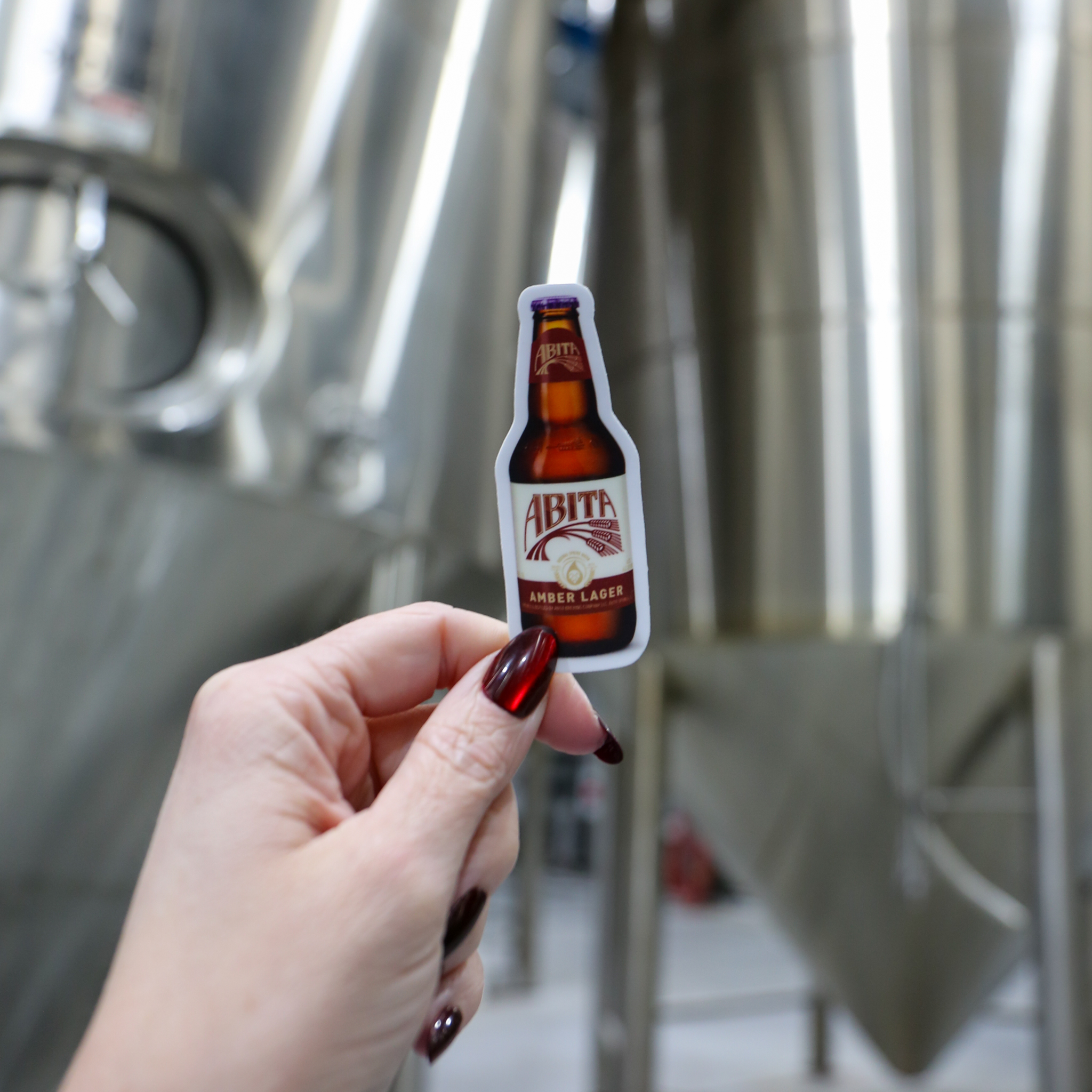 Abita Amber adesivo bottiglia