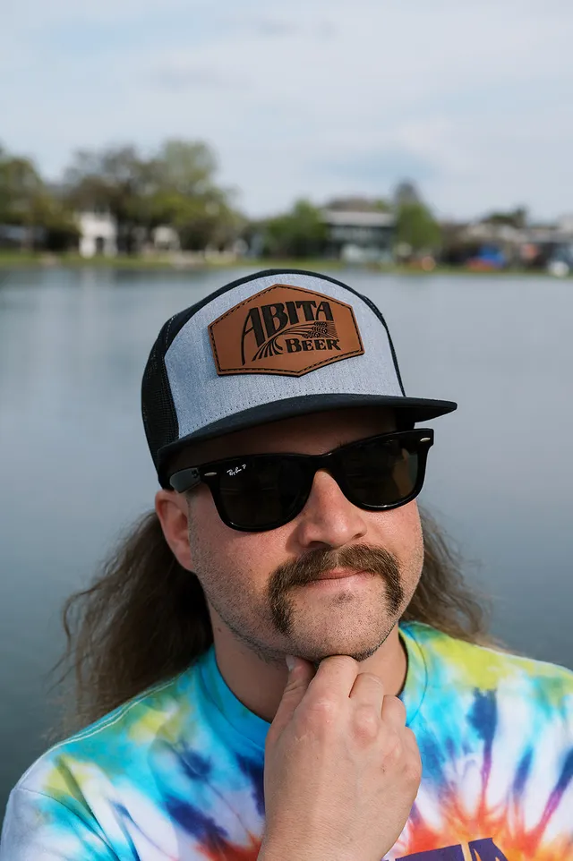 Abita Brewing Company Leather Patch Hat cappello patch pelle