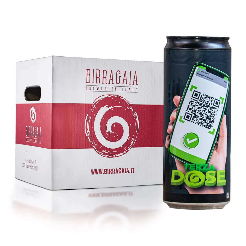 Birra Gaia Terza Dose birra artigianale in lattina 33 cl confezione 12