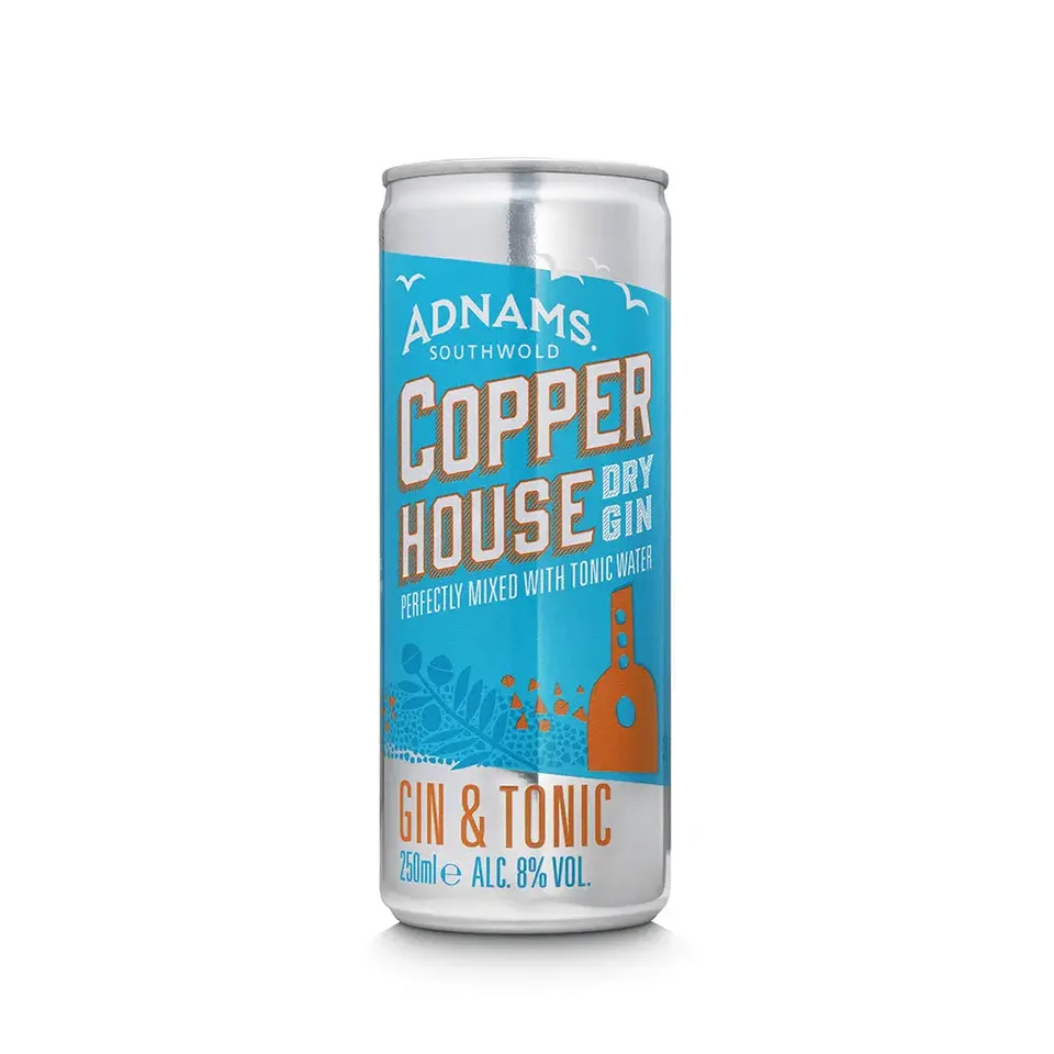 Adnams Copper House Gin Tonic lattina 25cl 8%