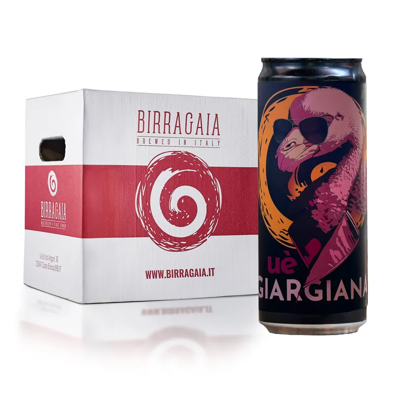 Revertis Birra Gaia Giargiana birra lattina 33 cl confezione 12