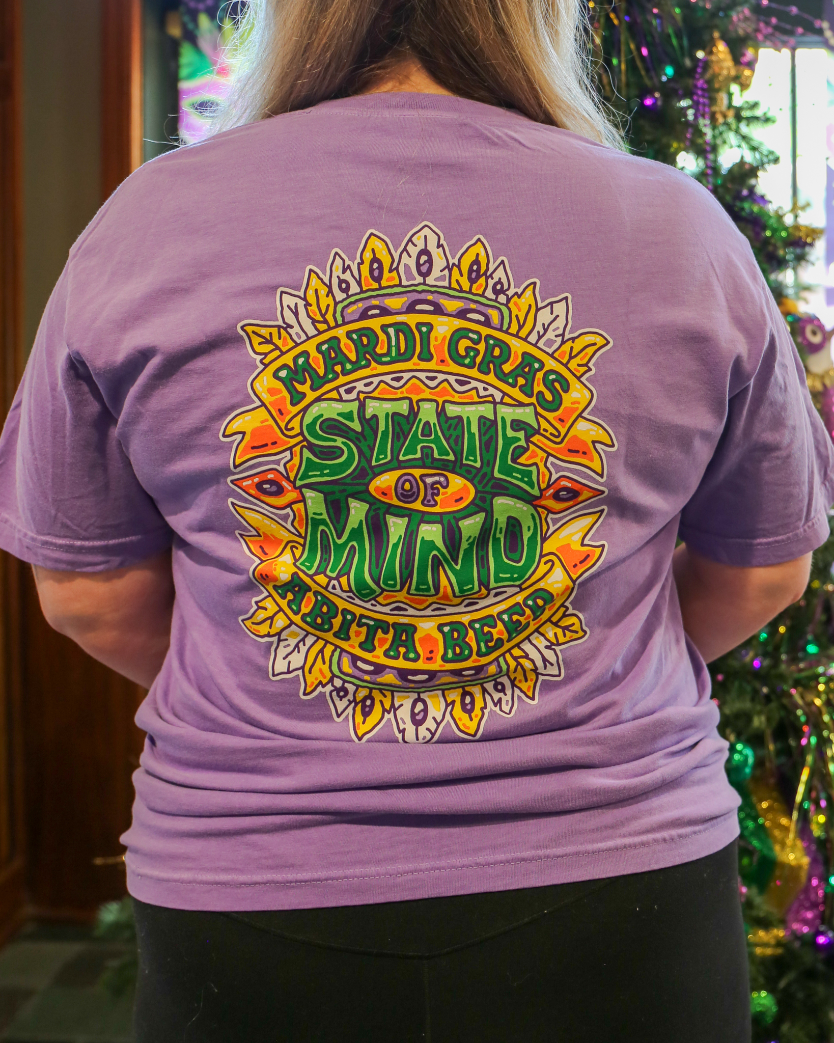 Abita Mardi Gras State of Mind maglietta