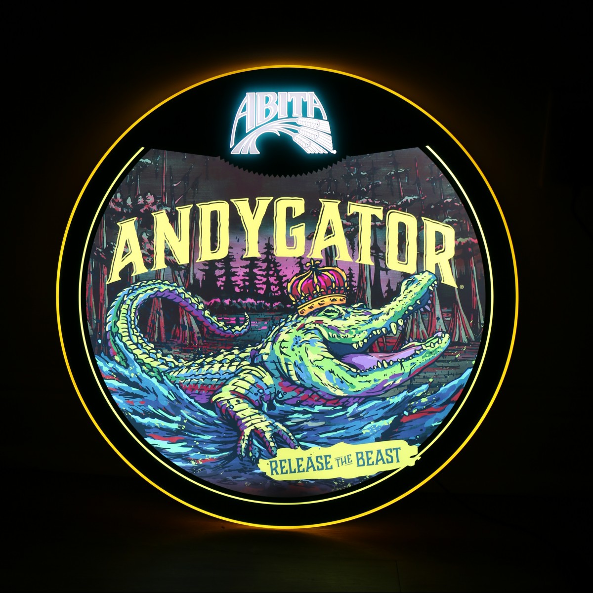 Abita Andygator insegna LED