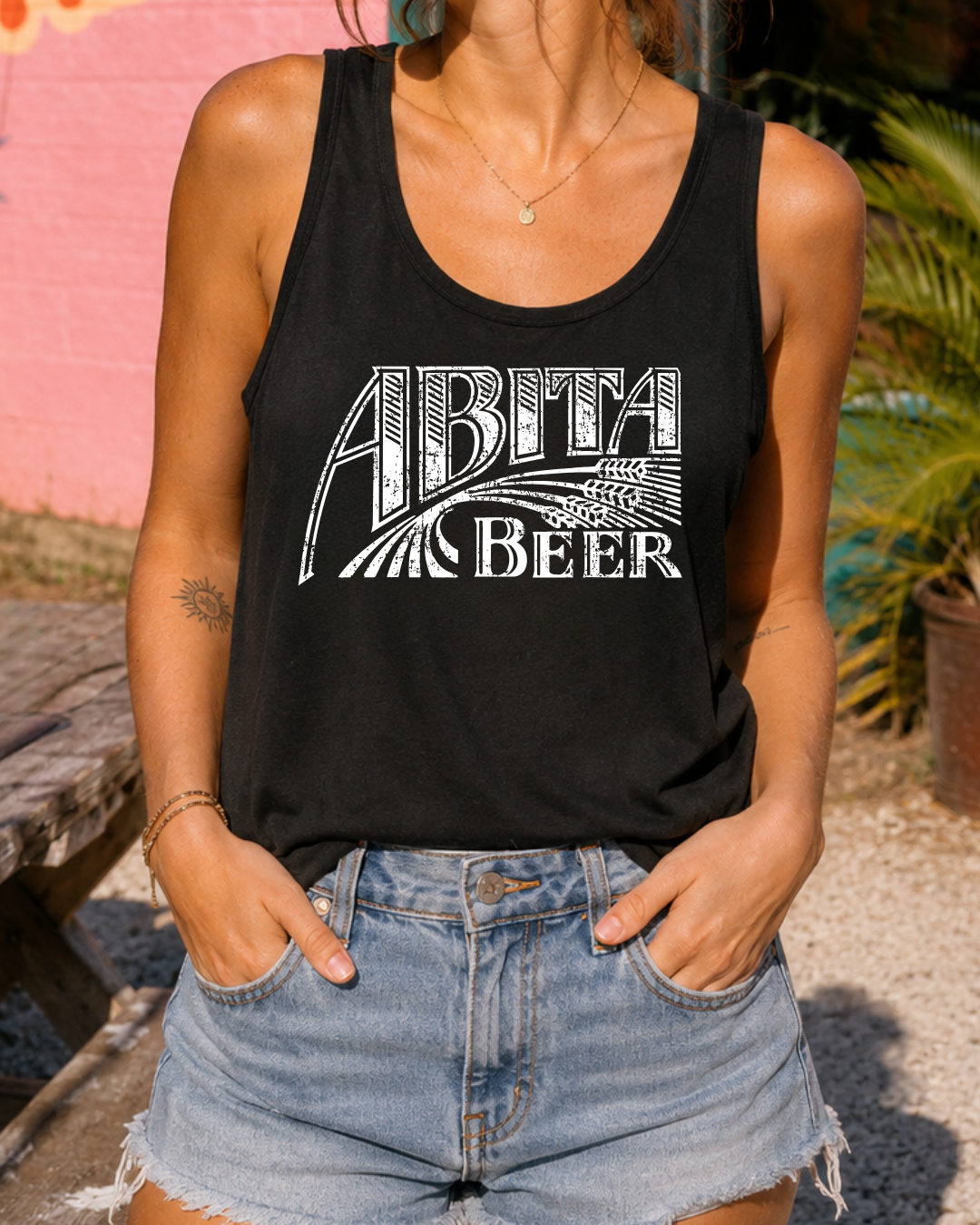 Abita Brewing Company Black Logo Tank canotta nera
