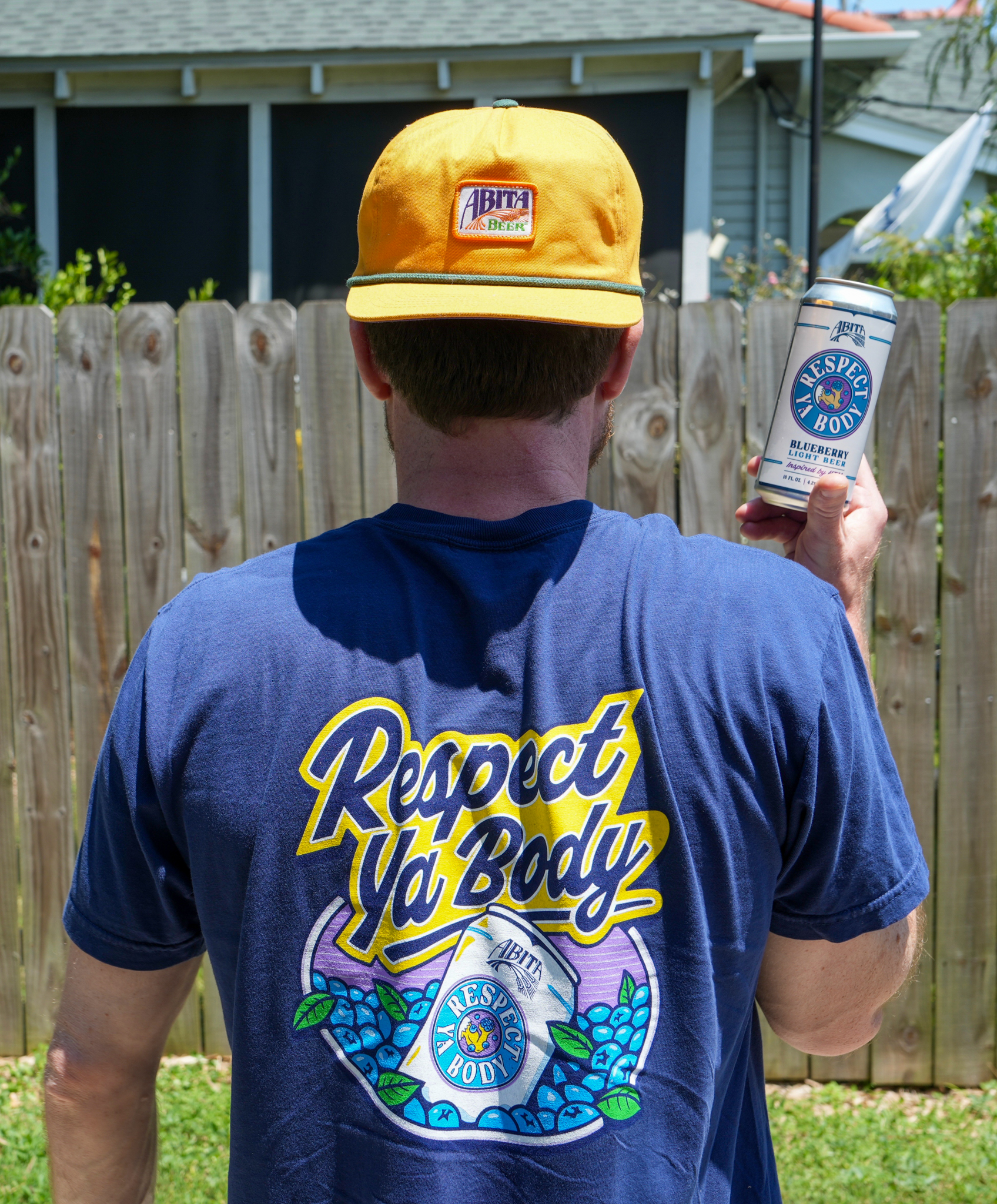 Abita Respect Ya Body maglietta navy