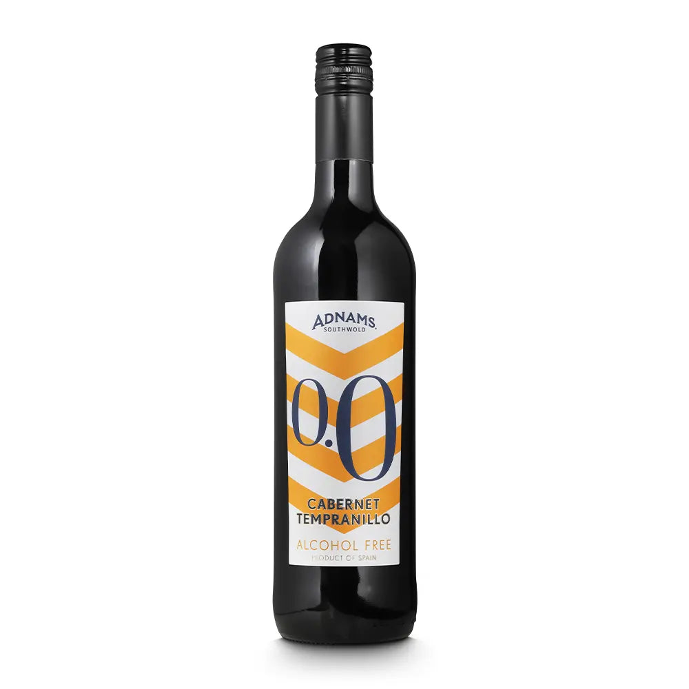 Adnams 0.0% Cabernet Tempranillo vino analcolico 75cl rosso