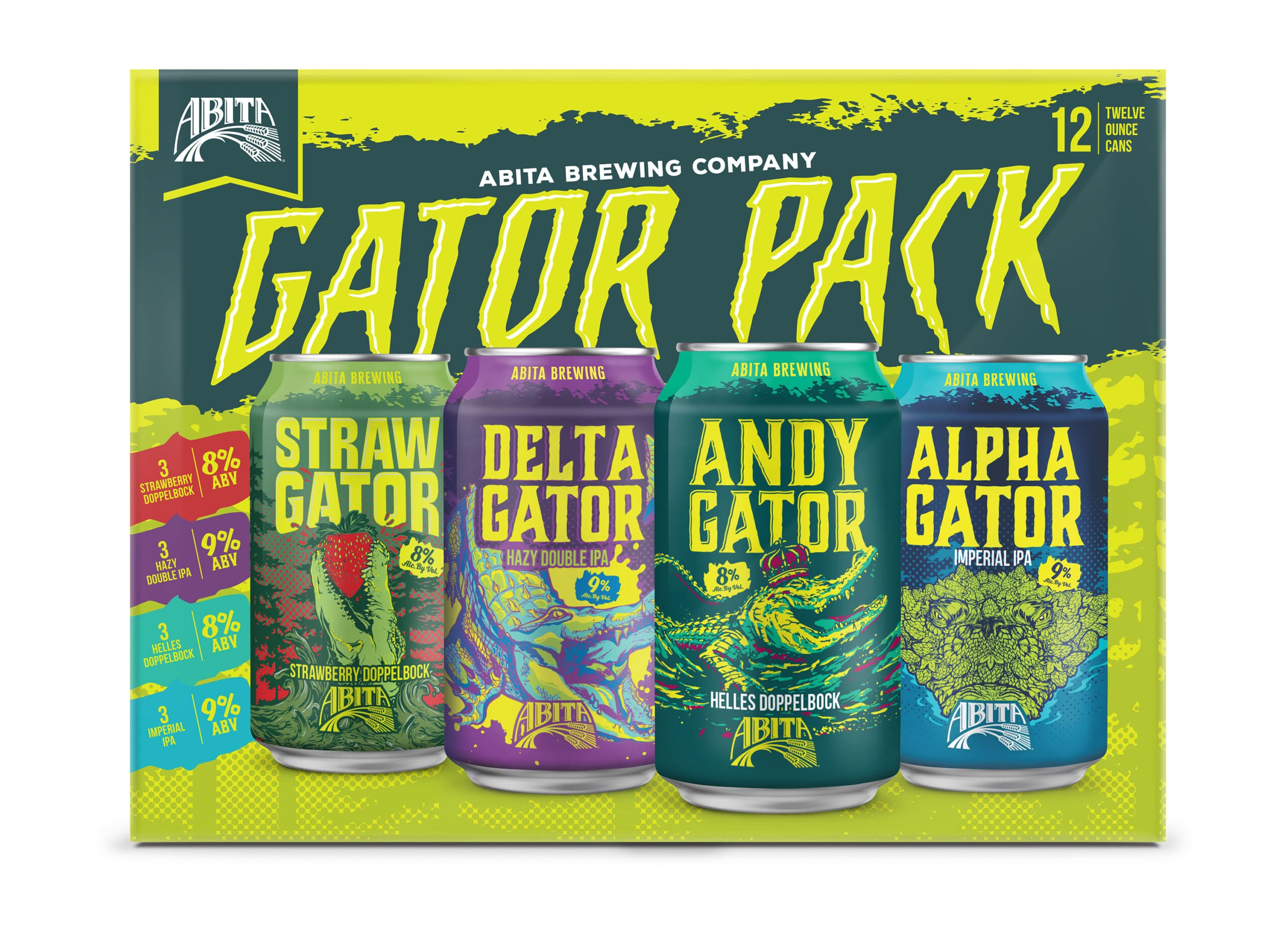 Abita Gator mix birre 12 lattine