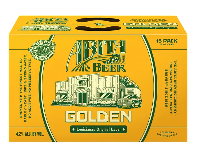 Abita Golden Lager birra bionda 15 lattine fresca