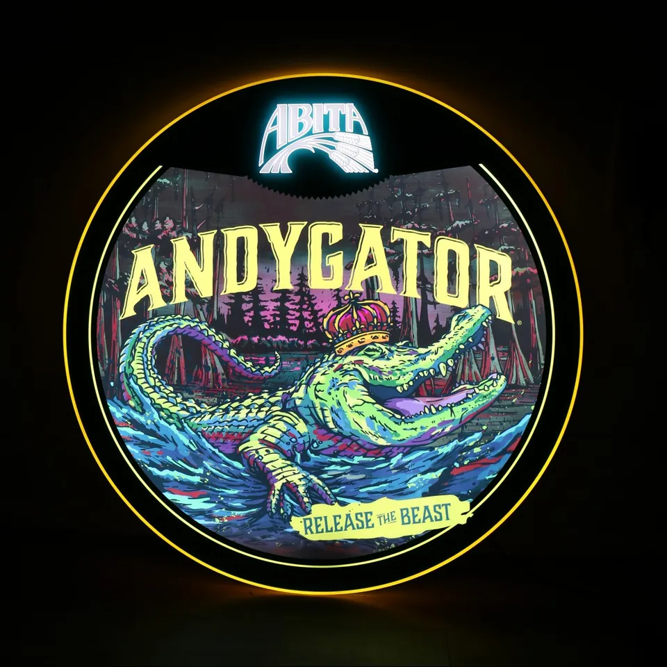 Abita Andygator insegna LED