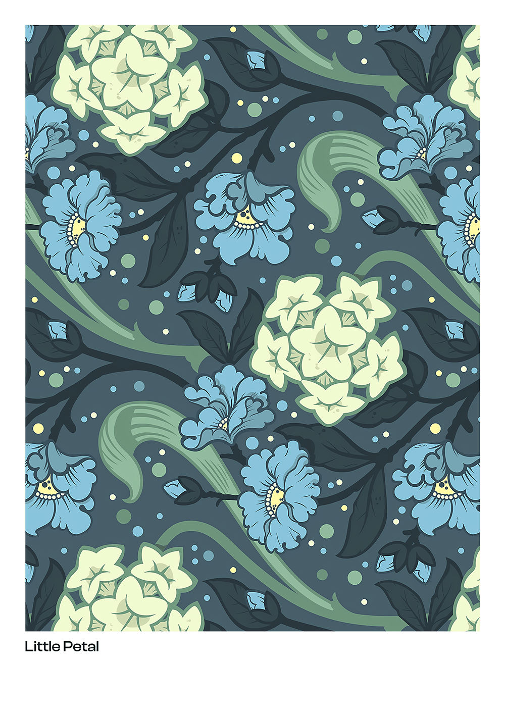Polly's Brew Co. Little Petal stampa da parete