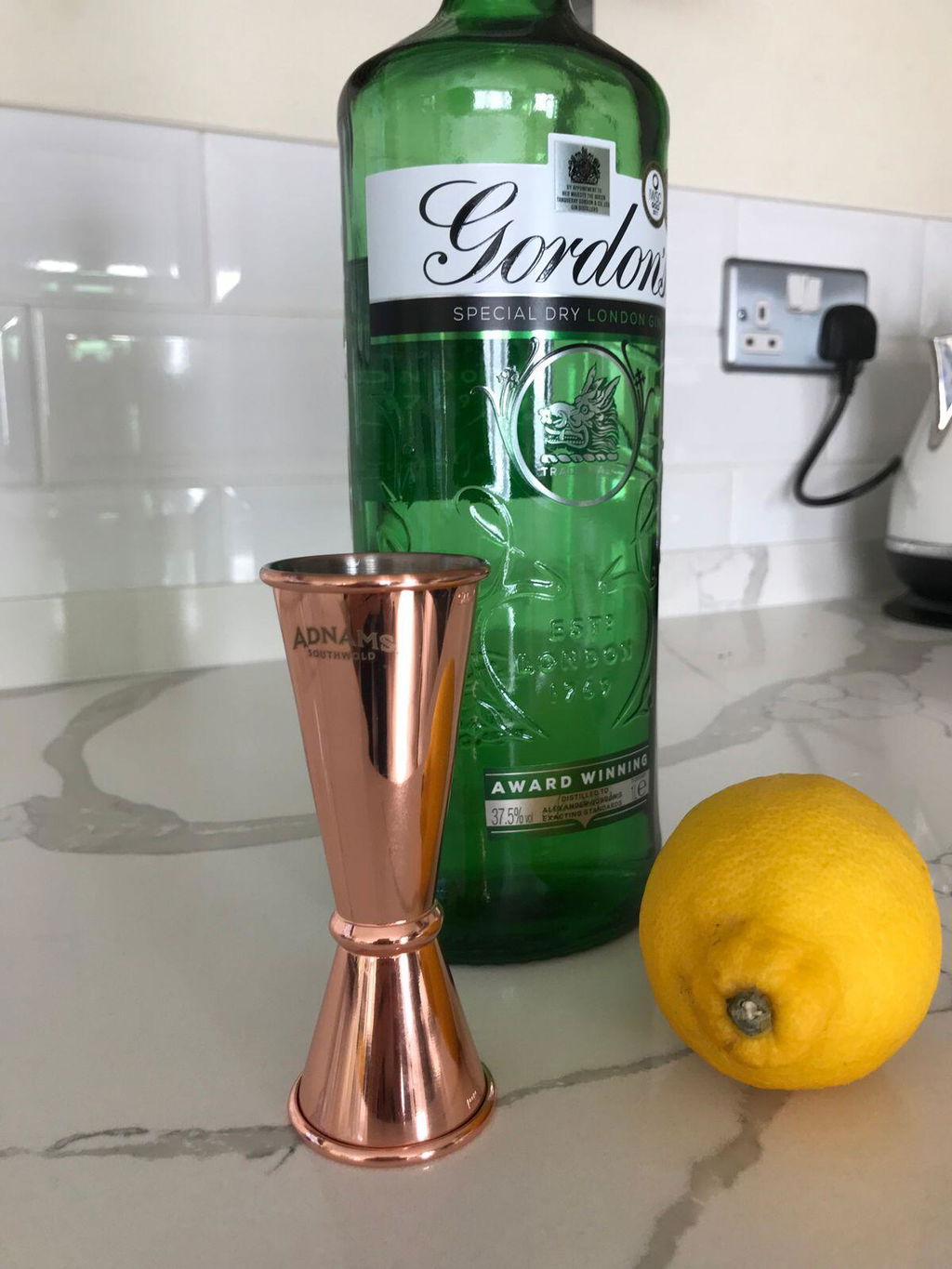 Adnams Copper Jigger misurino cocktail rame 50/25 ml