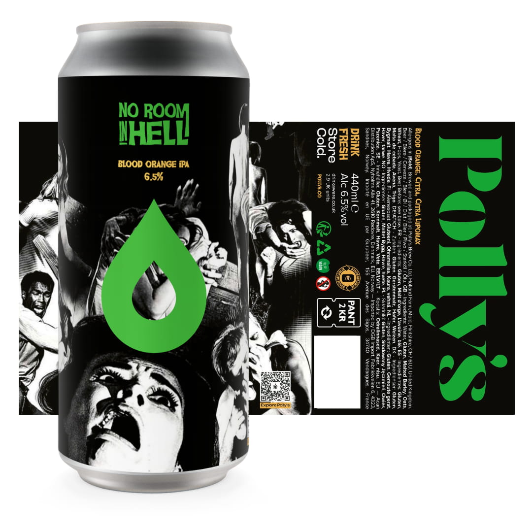 Polly's Brew Co. No Room In Hell Blood Orange IPA birra 6,5%