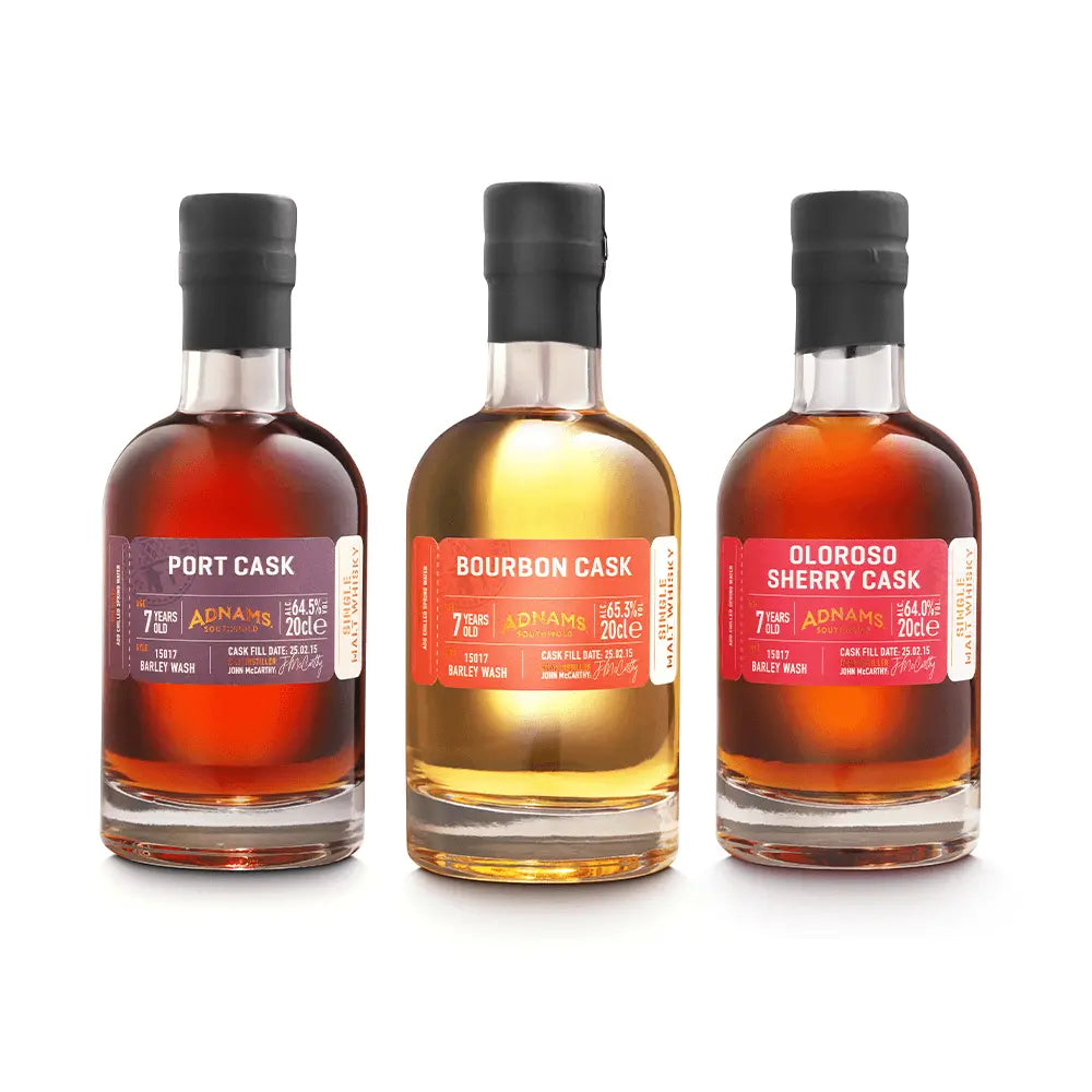 Adnams Distiller's Choice Collection set whisky 3x20cl