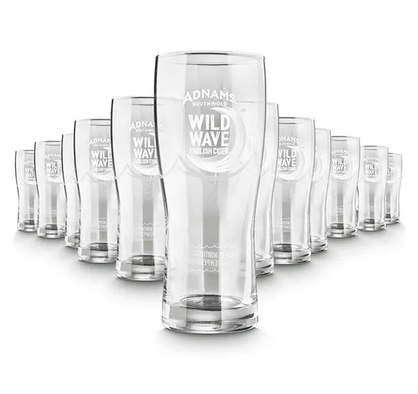 Adnams Wild Wave bicchieri pinta pack 12
