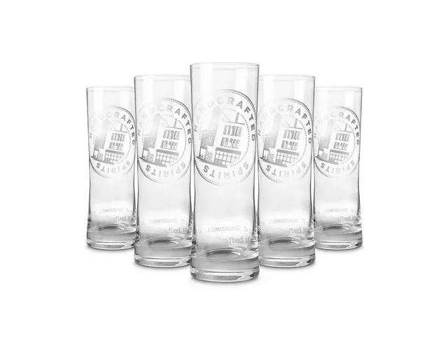 Adnams Copper House bicchieri distillati 6 pz vetro inciso