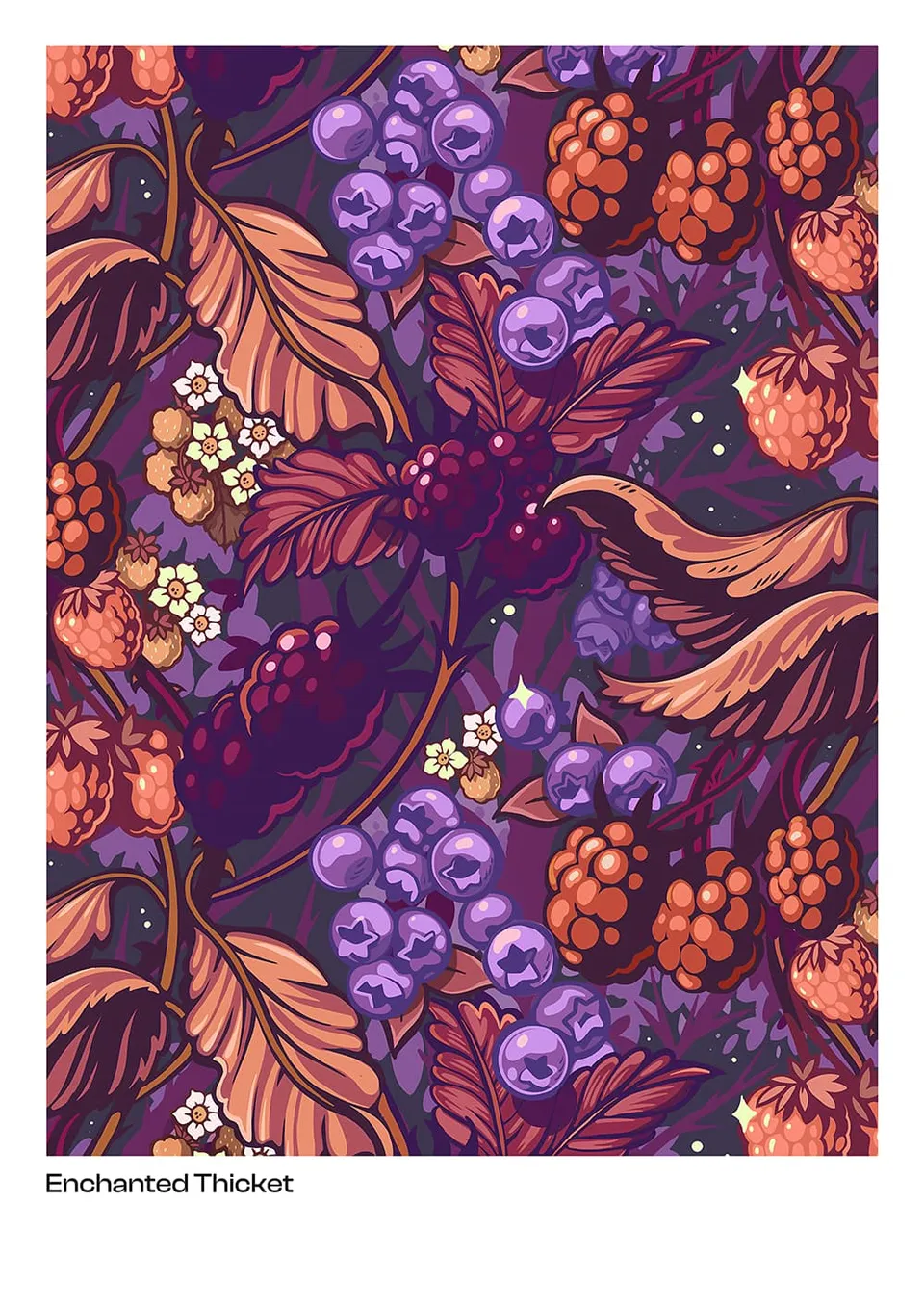 Polly's Brew Co. Enchanted Thicket Stampa Parete