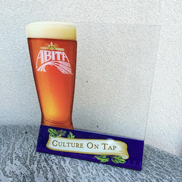Abita Culture on Tap espositore acrilico da banco