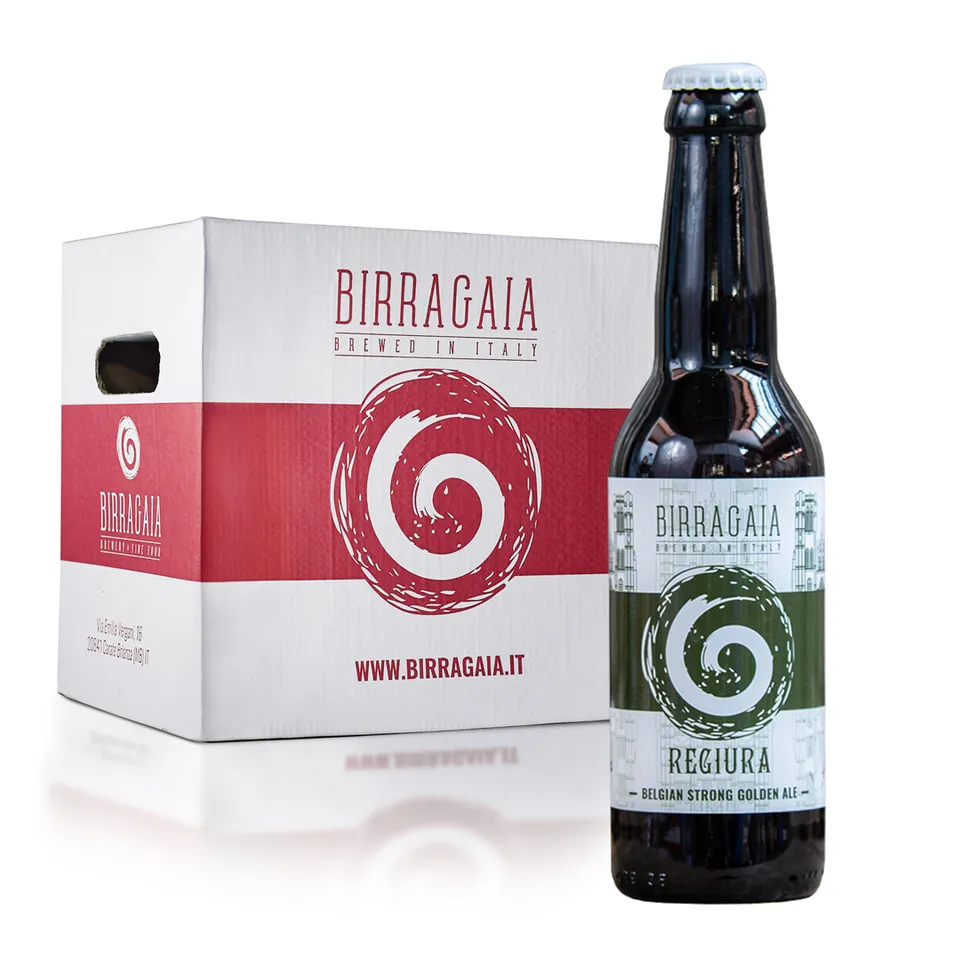 Alma Gaia Regiura birra lattina 33cl x12 luppolo Saaz
