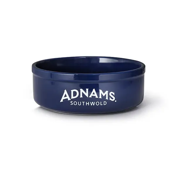 Adnams Navy ciotola cane 20cm blu gres