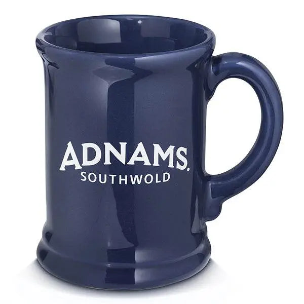 Adnams Navy boccale birra blu pinta logo bianco