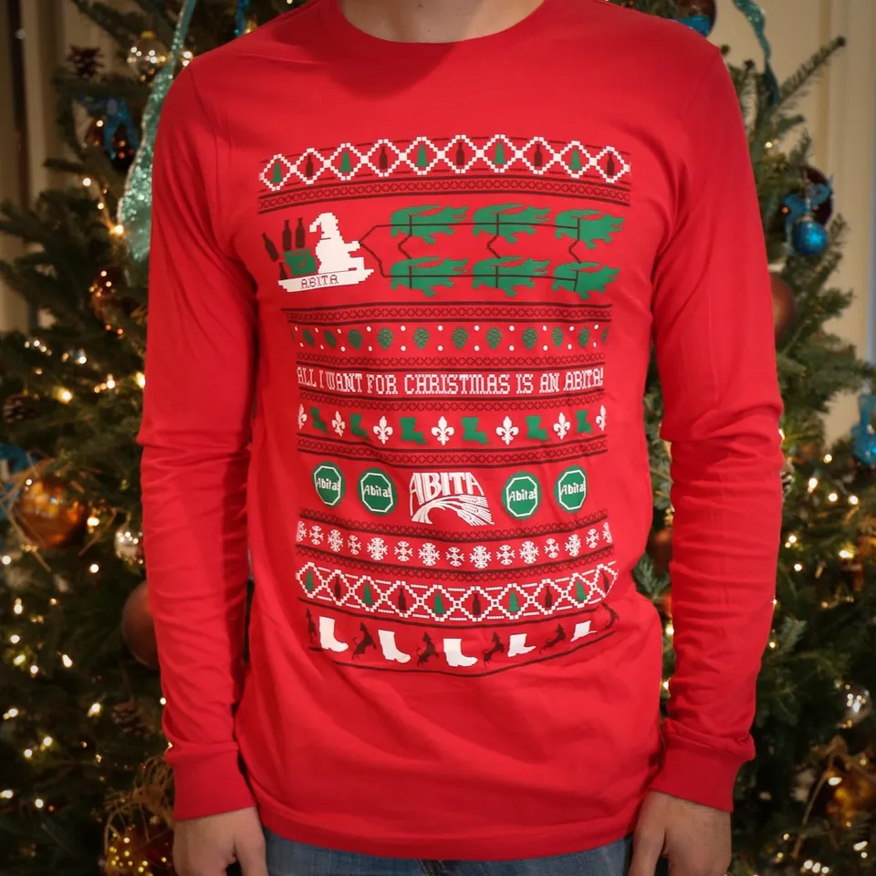 Abita Ugly Christmas Tee maglietta Natale