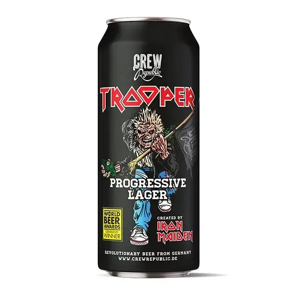 Trooper Progressive Lager birra lager 500ml 5,0%