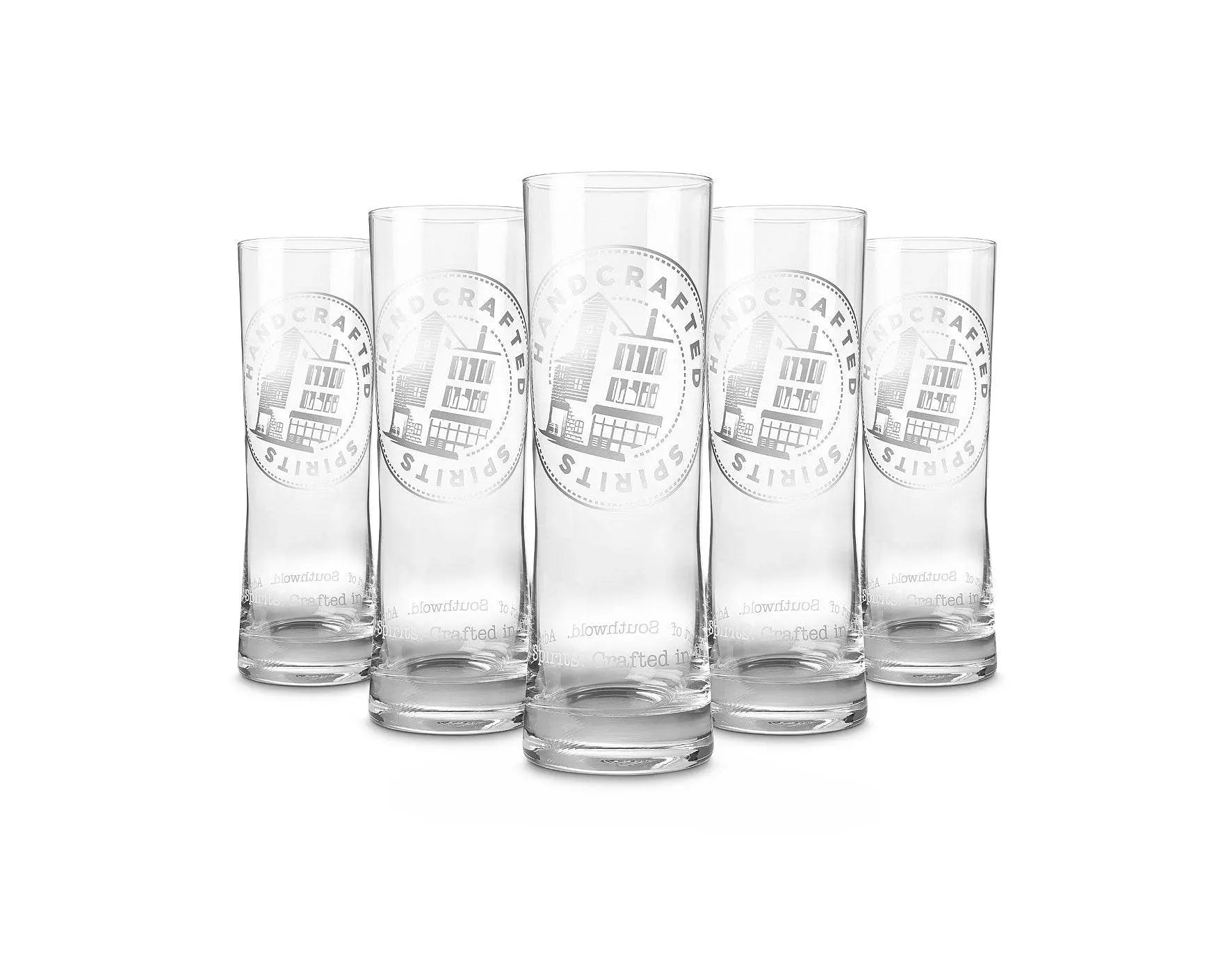 Adnams Copper House bicchieri distillati 6 pz vetro inciso