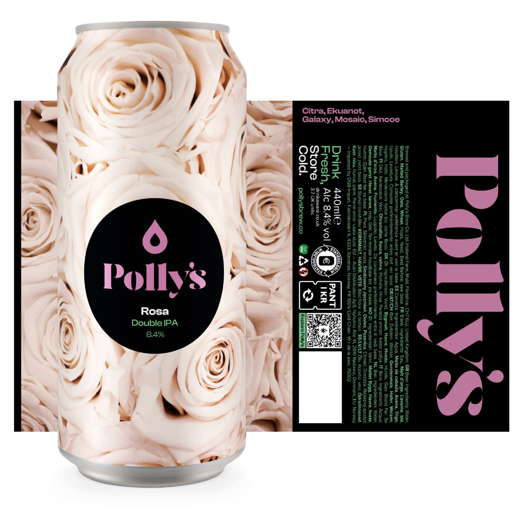 Polly's Brew Co. Rosa Double IPA 8.4% Lattina Luppolata