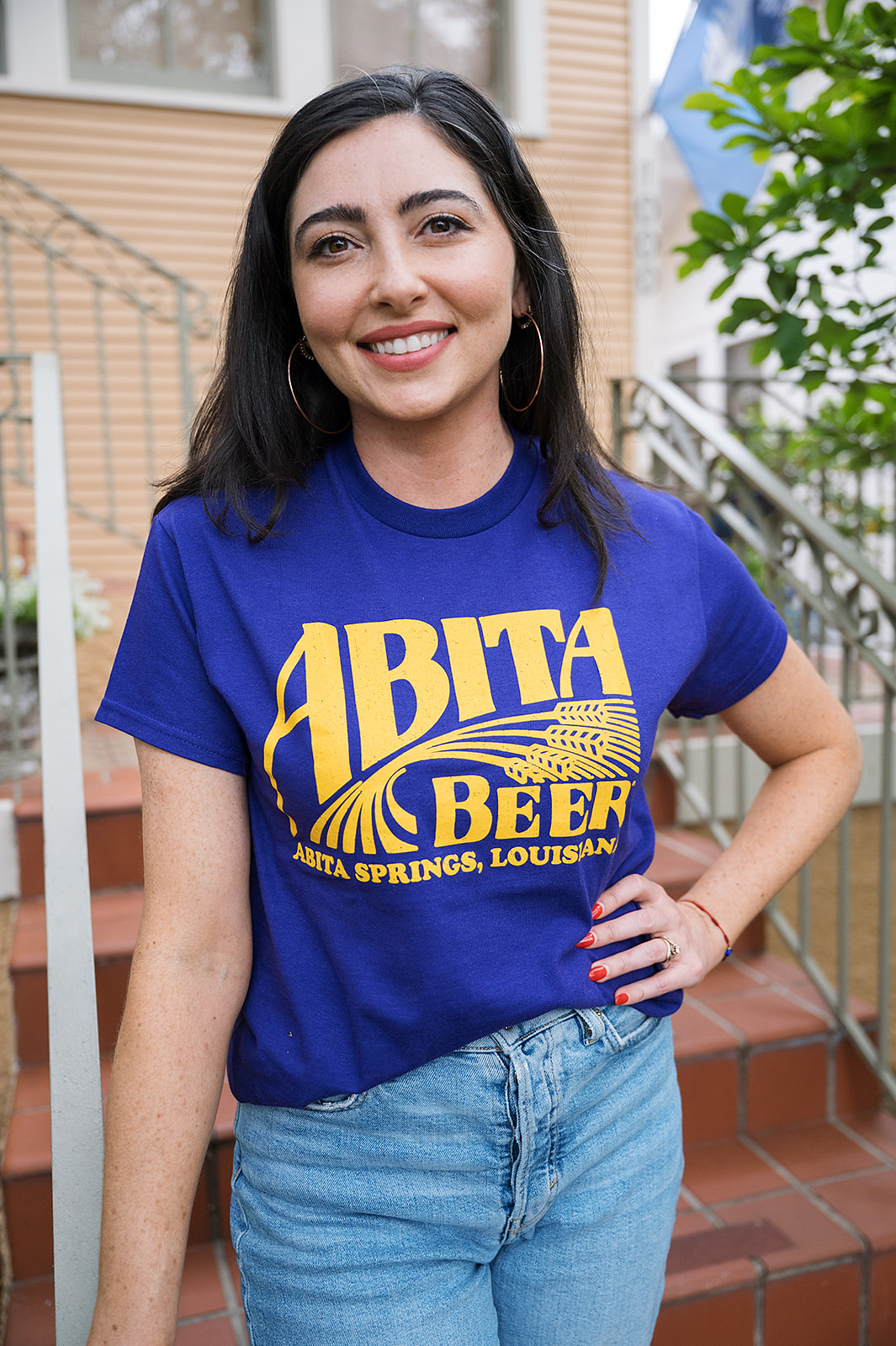 Abita Throwback maglietta Purple Gold manica corta