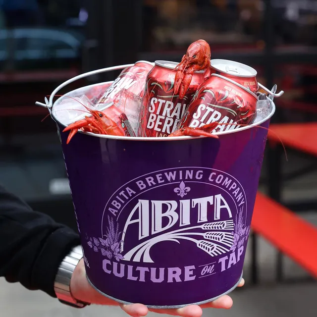 Abita secchiello birra metallo zincato ghiaccio