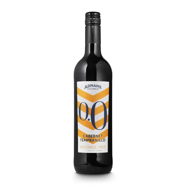 Adnams 0.0% Cabernet Tempranillo vino analcolico 75cl rosso