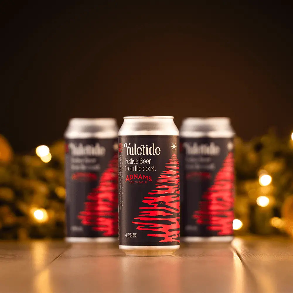 Adnams Yuletide birra red ale lattina 44cl speziata