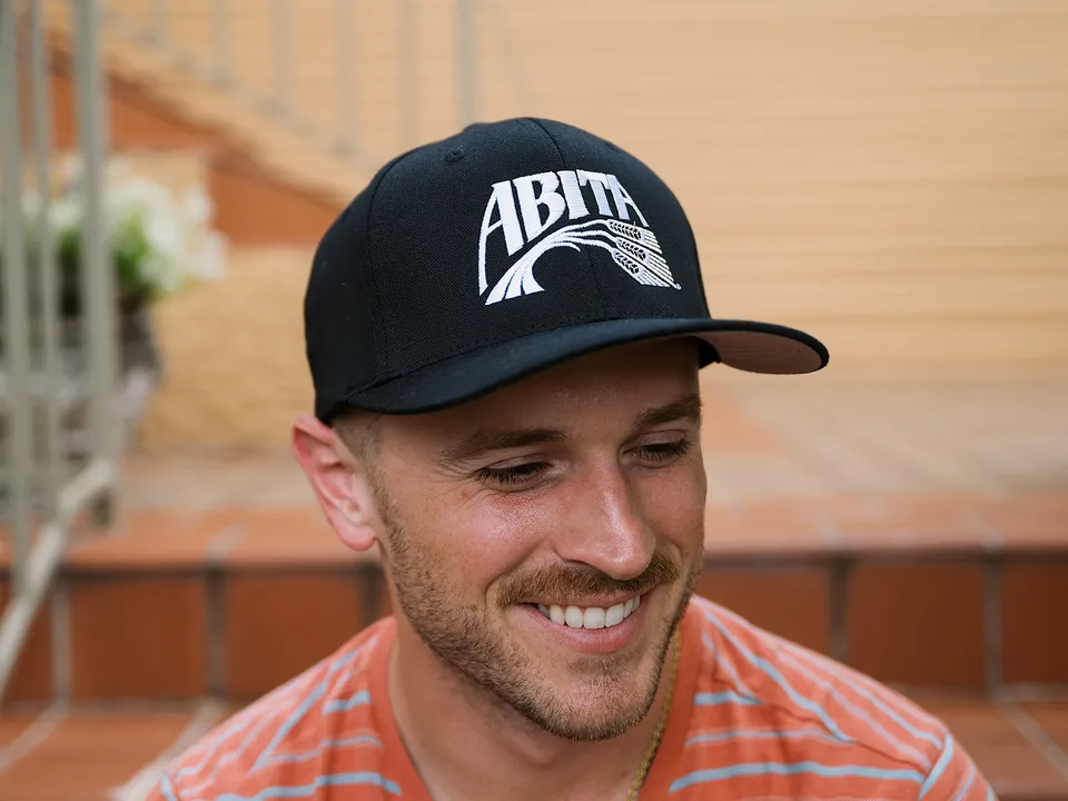 Abita Flexfit cappello nero