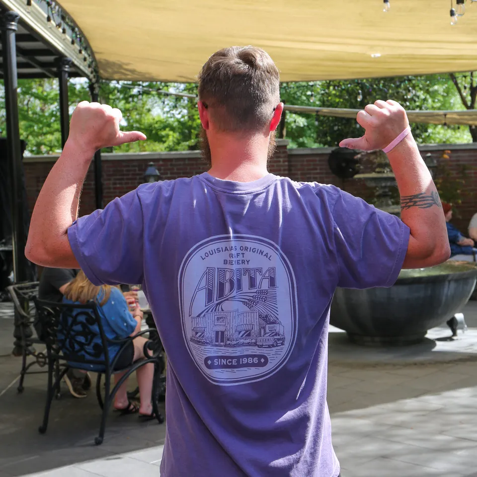 Abita 40th Anniversary maglietta celebrativa