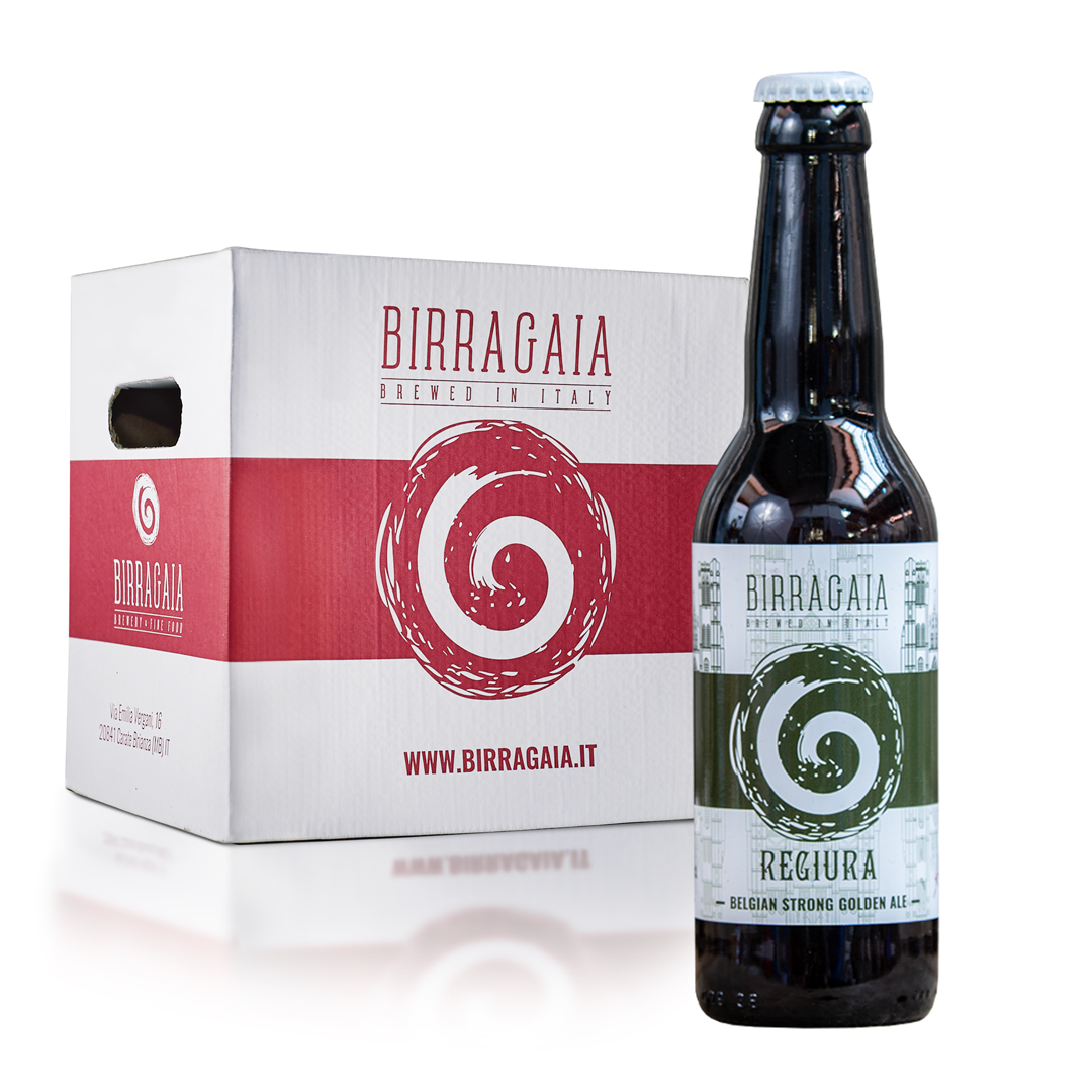 Alma Gaia Regiura birra lattina 33cl x12 luppolo Saaz