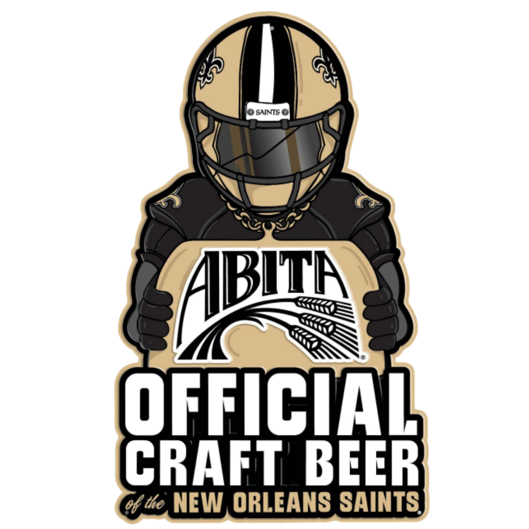 Abita Saints Tacker insegna in latta