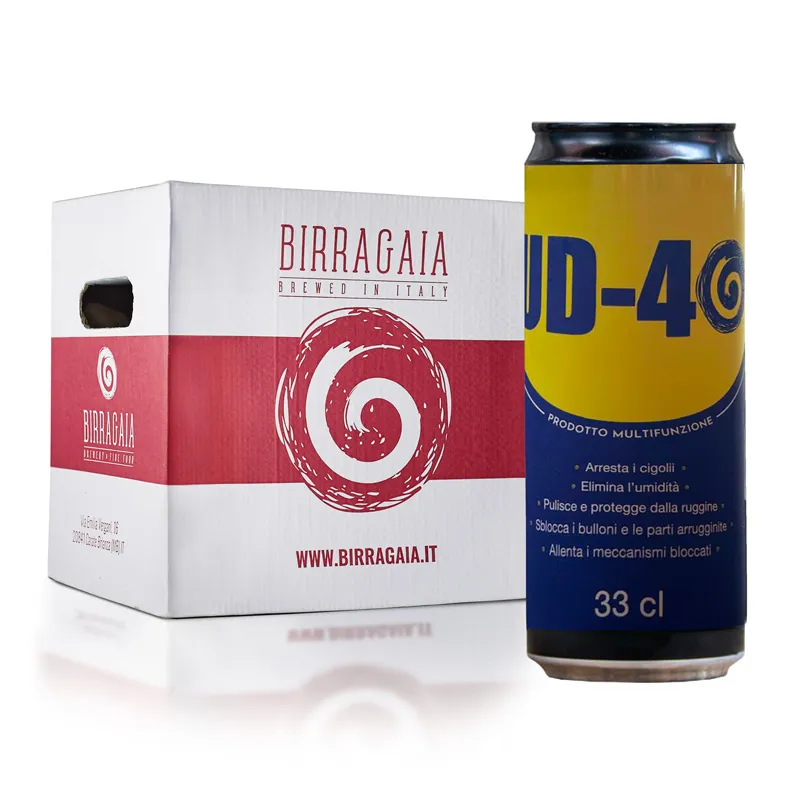 Birra Gaia UD-40 birra lattina 33cl pacco 12 artigianale