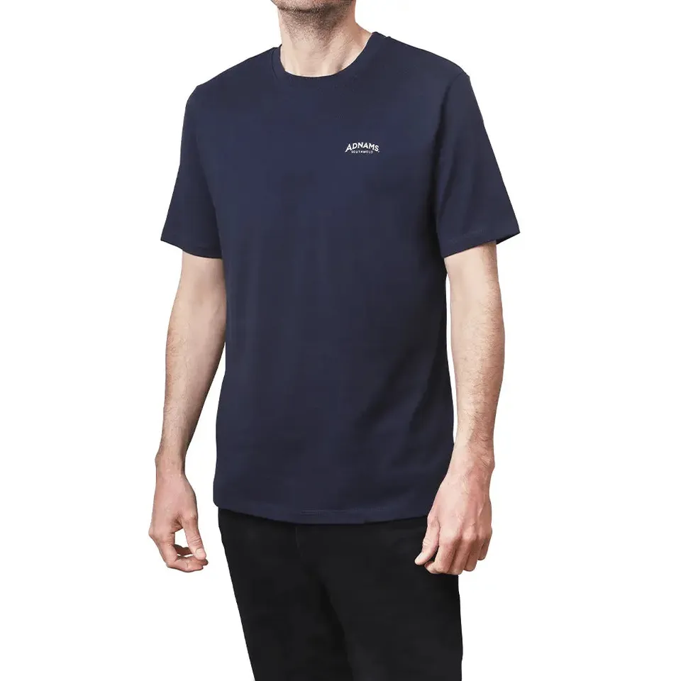 Adnams maglietta blu navy cotone bio taglia XL