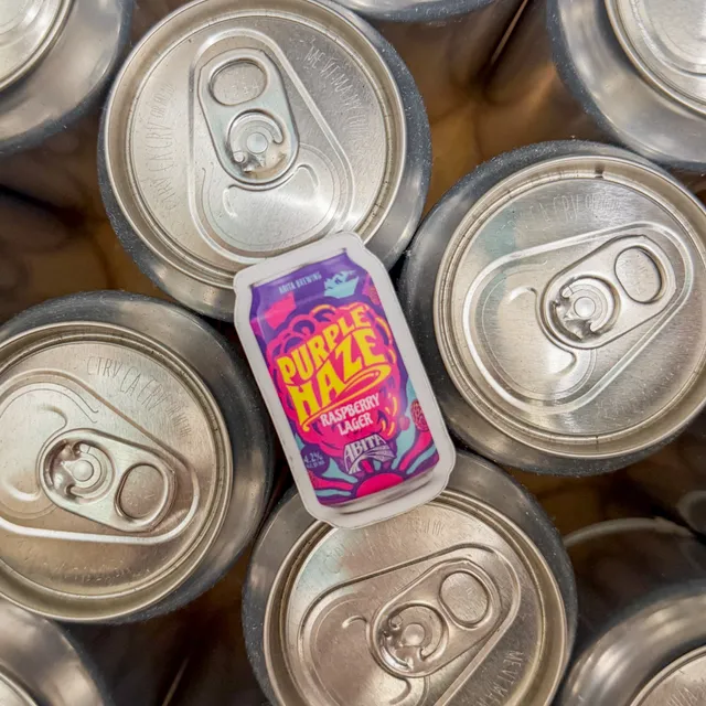 Abita Purple Haze adesivo lattina originale